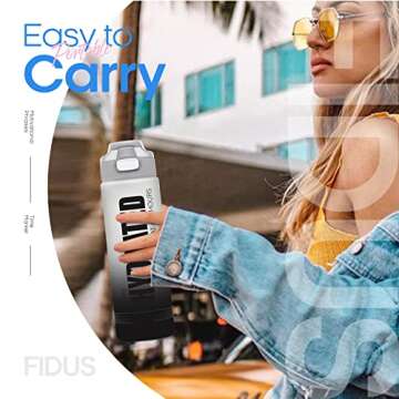 32oz Motivational Water Bottle - Stay Hydrated Daily