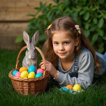 VULETO Girls Easter Basket Cross Bracelet Gift