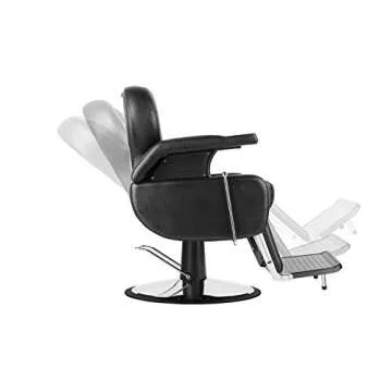 Heavy Duty Hydraulic Barber Chair for Salons
