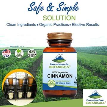 Pure Mountain Cinnamon Capsules - Organic Vegan Supplement