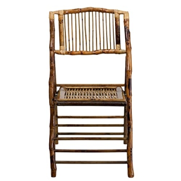 Folding Bamboo Chairs Set of 2 Stylish and Durable