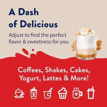 Jordan's Skinny Syrups Sugar Free Coffee Syrup, Sugar Cookie Flavor, Zero Calorie Flavoring for Latte, Protein Shake, Cocktail & More, Gluten Free, Keto Friendly, 25.4 Fl Oz, 1 Pack