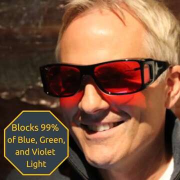 TrueDark Twilights Fitover Glasses for Better Sleep