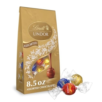 Lindt LINDOR Assorted Chocolate Truffles - Melting Truffle Bliss (6 Pack)