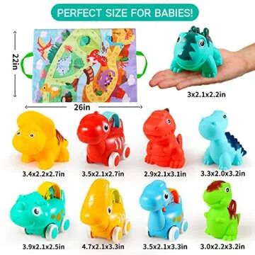 ALASOU Dinosaur Toy Set for Toddlers with Playmat | Perfect Gift!