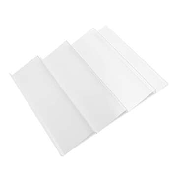 JRG68 Spice Drawer Organizer Trays - 2 Pack - Expandable, Acrylic, Custom Fit - Declutter Kitchen Drawers, Spice Jar Rack, Cabinets, Pantry 4 Tier- Complete with Measuring Spoons