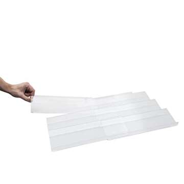 JRG68 Spice Drawer Organizer Trays - 2 Pack - Expandable, Acrylic, Custom Fit - Declutter Kitchen Drawers, Spice Jar Rack, Cabinets, Pantry 4 Tier- Complete with Measuring Spoons