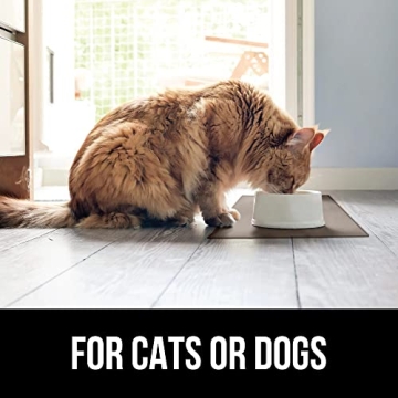 Gorilla Grip Waterproof Silicone Pet Feeding Mat 23x15