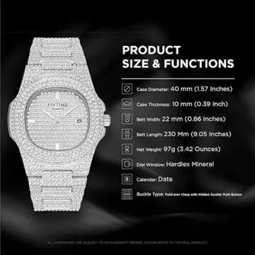 Luxury Unisex Crystal Diamond Watches Big Face Women's Men's Quartz Watch Gold ,Silver,Rose Gold Color Stainless Steel Wrist Watch (Silver)