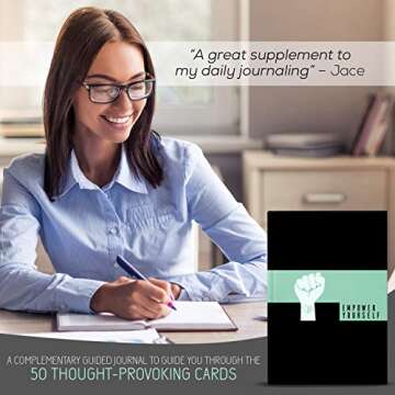 50 Mindfulness Cards & Therapy Journal for Self-Improvement