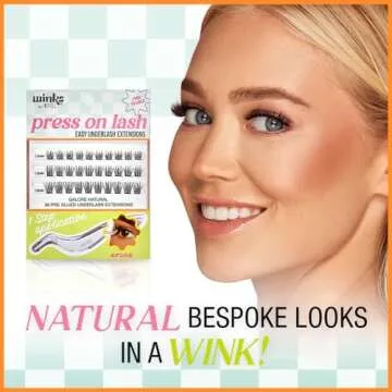 Ardell Winks Natural Press On Eyelash Extensions With Applicator