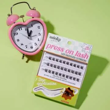 Ardell Winks Natural Press On Eyelash Extensions With Applicator