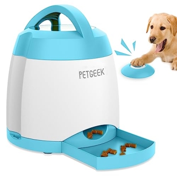 Interactive Dog Treat Dispenser Remote Toy for Pets