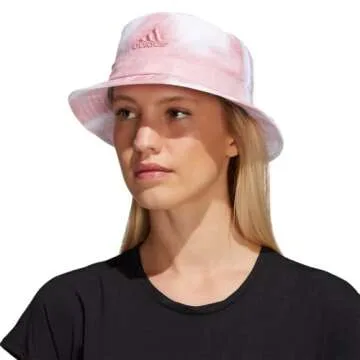 adidas Unisex Color Wash Bucket, Wonder Mauve Pink/Clear Pink/Trace Maroon Purple, One Size