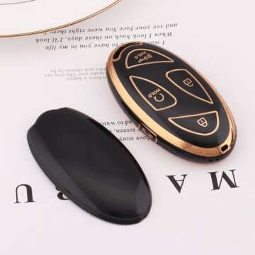 Stylish Rilnaewn TPU Key Fob Cover for 2023-2024 Hyundais