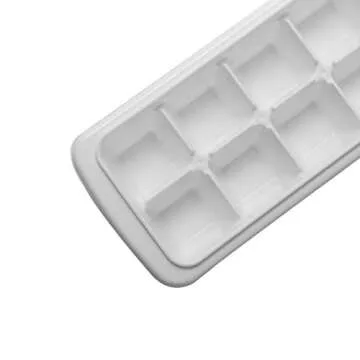 Ice Cube Tray with Lid - Easy Release, BPA Free, Stackable