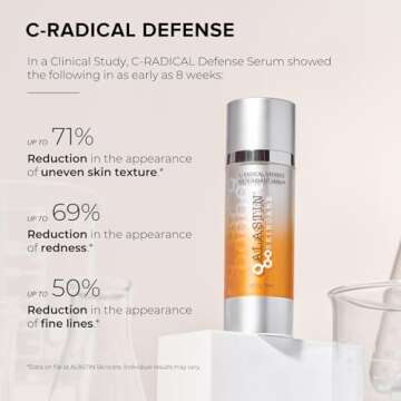 ALASTIN Skincare C-RADICAL Defense Face Serum (1 oz) | Hydrating Vitamin C Skin Serum | Fights Free Radicals | Anti-Aging Formula Reduces Fine Lines, Wrinkles
