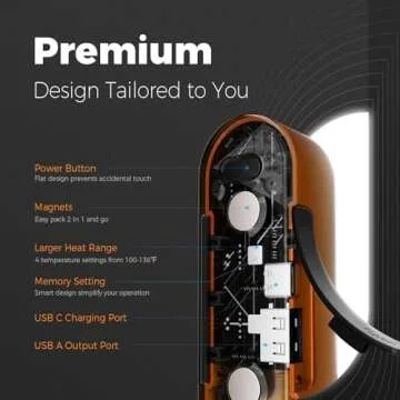 OCOOPA Magnetic Hand Warmers Rechargeable 2 Pack