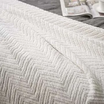 Battilo Knit Zig-Zag Throw Blanket | Soft & Stylish Comfort