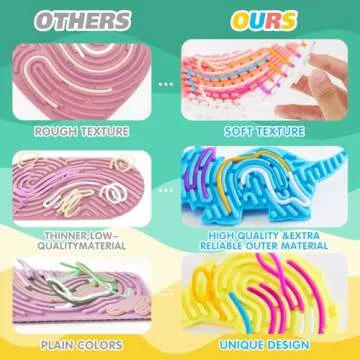 3Pcs Sensory Activity Board, Fidget Sensory Toys for Kids Adults, Duble Sided Design Kids Busy Board for Fine Motor Skill, Calm Down Fidget Toy for Stress Relief, Calming, Focus, ADHD and Autism