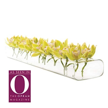 Elegant CHIVE Hudson 2 Flute Glass Flower Vase