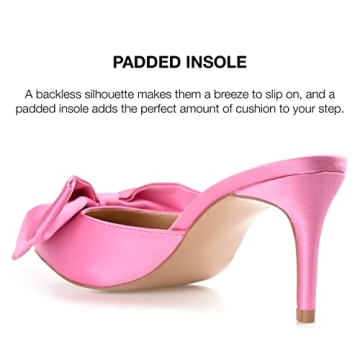 Journee Womens Tiarra Mules Stiletto Evening Pumps