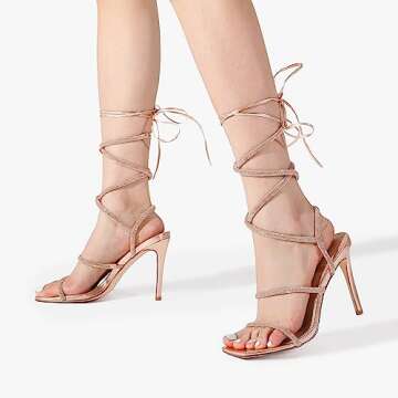 Stylish Dream Pairs Rose Gold High Heels for Women