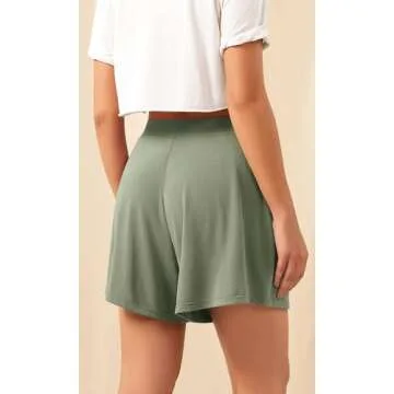 ODODOS Women's Modal Soft Lounge Shorts - High Waist