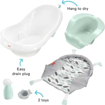 Fisher-Price 4-in-1 Baby to Toddler Bath Tub