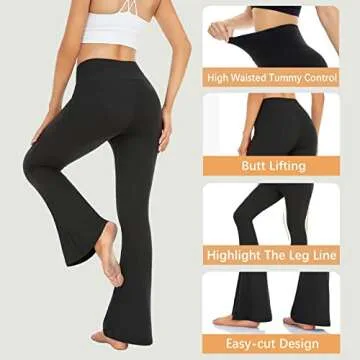 GROTEEN High Waisted Bootcut Pants for Women