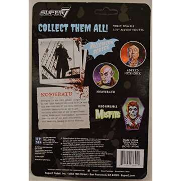 Super7 Nosferatu Reaction Figure - Classic Horror Collectible with Retro Packaging