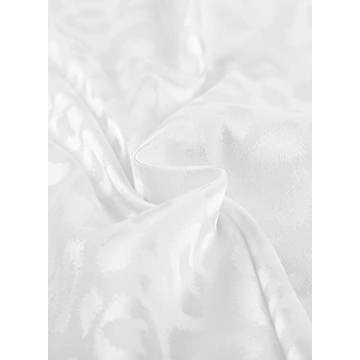 Astylish Women’s Satin Embossed Cuffed Tunic Shirt