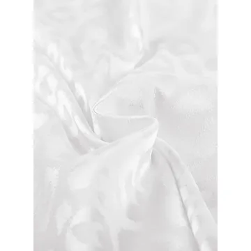 Astylish Women’s Satin Embossed Cuffed Tunic Shirt