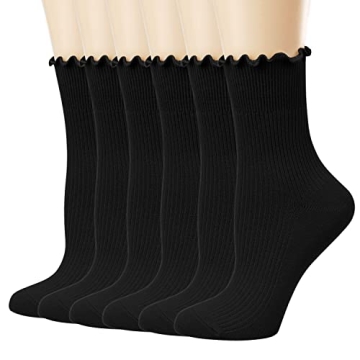 Stylish Mcool Mary Ruffle Socks for Women