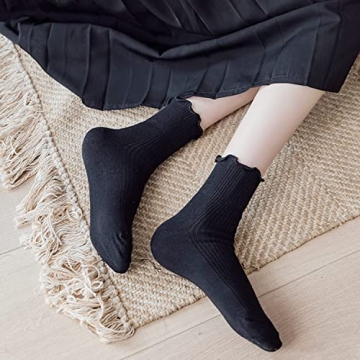 Stylish Mcool Mary Ruffle Socks for Women