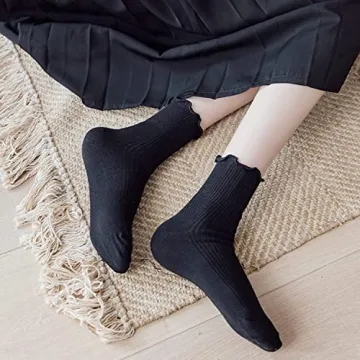Stylish Mcool Mary Ruffle Socks for Women