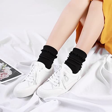 Stylish Mcool Mary Ruffle Socks for Women