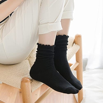 Stylish Mcool Mary Ruffle Socks for Women