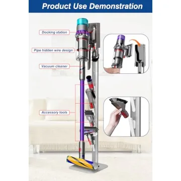 Haturi Vacuum Stand for Dyson - Organize Your Home Beautifully