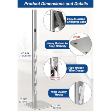 Haturi Vacuum Stand for Dyson - Organize Your Home Beautifully