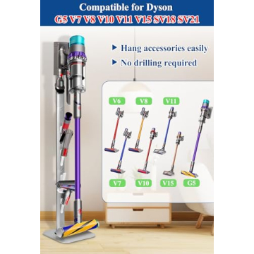 Haturi Vacuum Stand for Dyson - Organize Your Home Beautifully