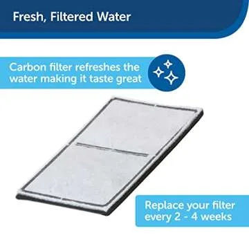 PetSafe Multi-Tier Pet Fountain – Large Waterer Great for Cats and Dogs – 2 Heights to Drink from – Great for Senior Pets – 100 Oz Water Capacity – Fresh, Filtered Water