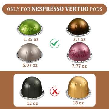 ZFGOLD Nespresso Coffee Pods Drawer Organizer, Coffee Pod Holder Drawer Storage, Coffee Capsule Storage Drawers Organizer (vertuo)