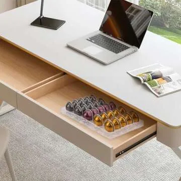 ZFGOLD Nespresso Coffee Pods Drawer Organizer, Coffee Pod Holder Drawer Storage, Coffee Capsule Storage Drawers Organizer (vertuo)