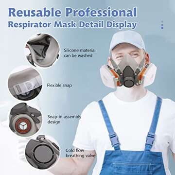 XINBTK Reusable Respirator - Essential for Safety and Comfort