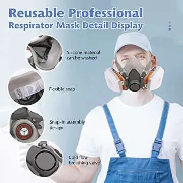 XINBTK Reusable Respirator - Essential for Safety and Comfort