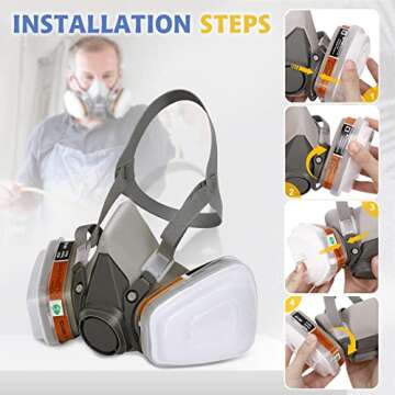 XINBTK Reusable Respirator - Essential for Safety and Comfort