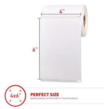 [2 Rolls, 440 Labels] 4”x 6” Postage Thermal Shipping Labels Compatible with Dymo 4XL 1744907 LabelWriter