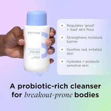ZitSticka SILKSHAKE Probiotic Body Wash for Breakouts