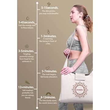 UNMERA Acupressure Mat and Pillow Set,Natural Premium Linen & Coconut Fiber Filling,FSA/HSA Eligible,for Back/Neck Pain Relief, Sciatic, Headache and Muscle Relaxation, Comes with Carrying Bag